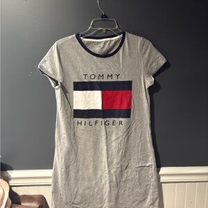 Tommy Hilfiger Gray T-Shirt Dress